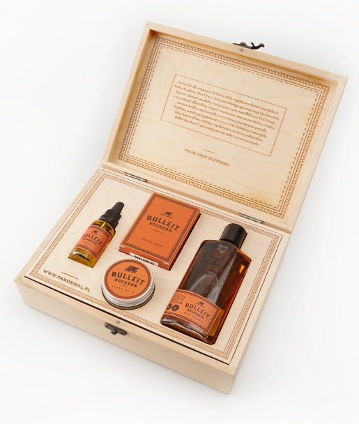 Pan Drwal x Bulleit Bourbon barzdos priežiūros rinkinys